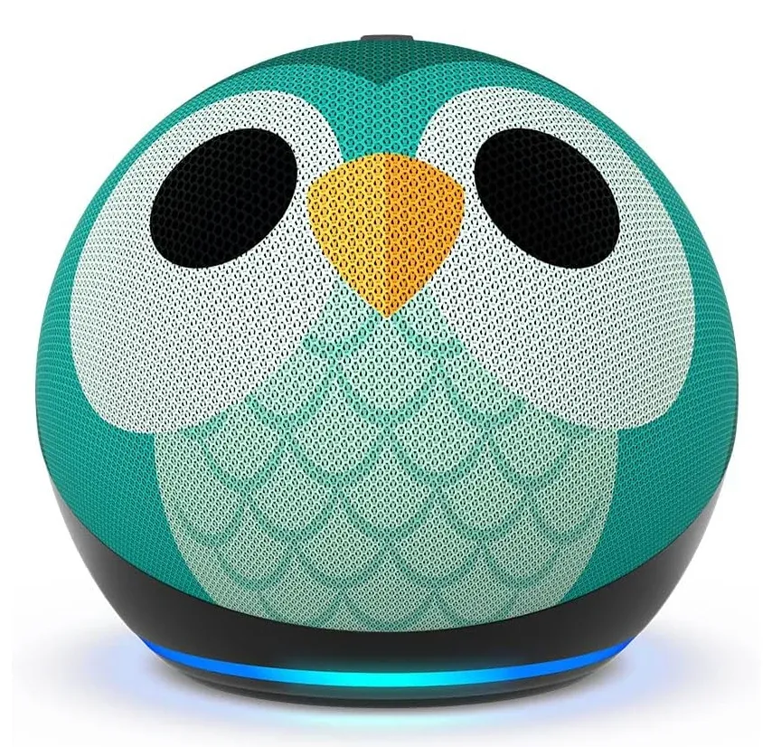 Coluna inteligente Amazon Echo Dot Kids 5ª geração Alexa Multi-Color com Wi-Fi de banda dupla