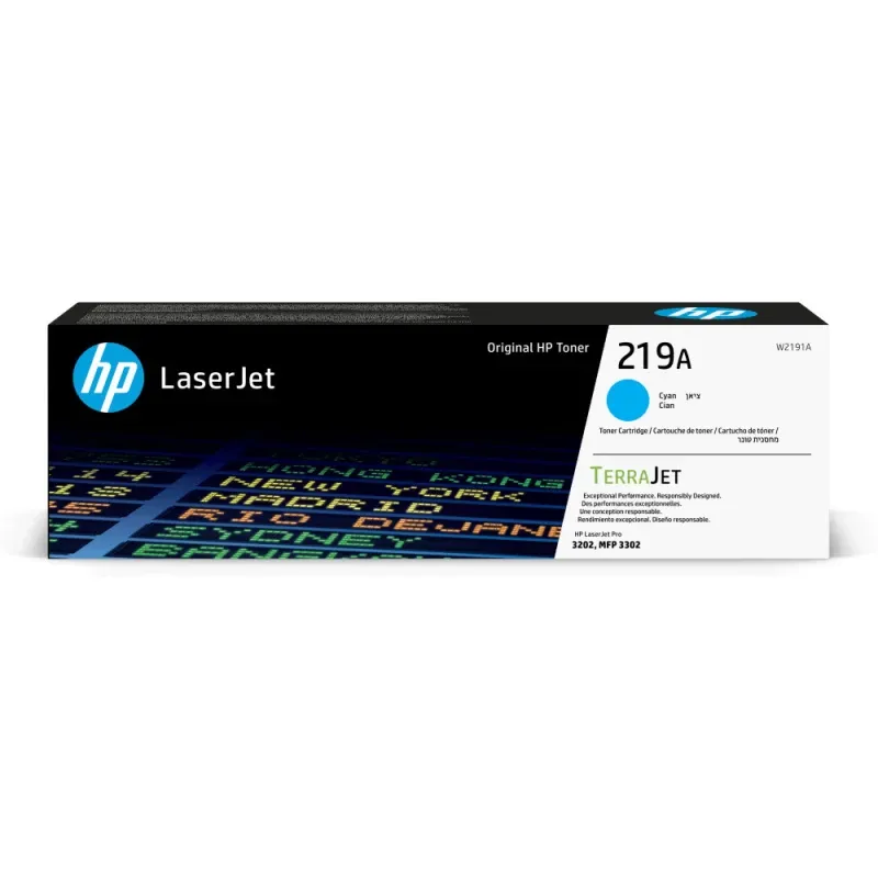 Toner Original HP LaserJet 219A Ciano - W2191A