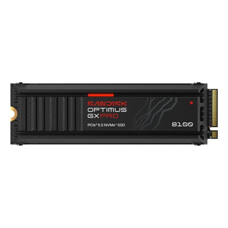 Disco Rígido Disco Duro SanDisk Optimus GX PRO 8100 1TB M.2 NVMe 14900MB/s Heatsink