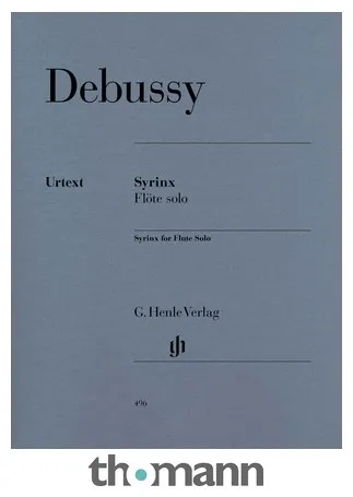Henle Verlag Debussy Syrinx