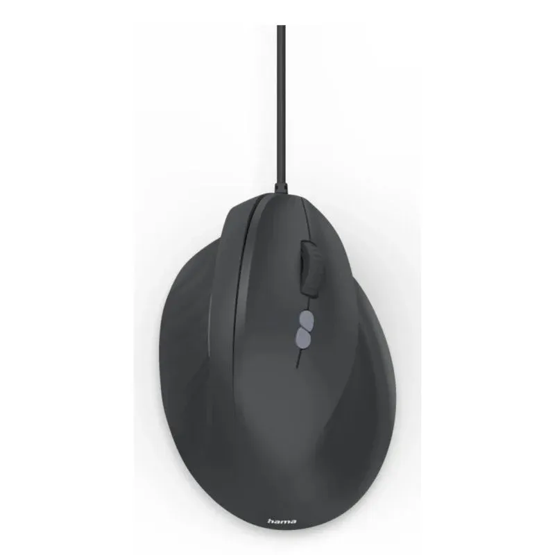 Rato Hama ECM-500R USB Tipo A 1800DPI Preto Vertical Silencioso 7 Botões