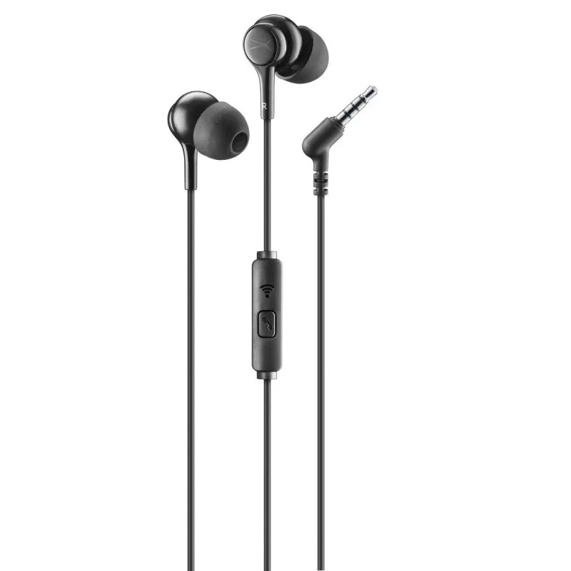 Auriculares Altec Lansing com fio jack 3,5 mm intra-auriculares para chamadas e música preto