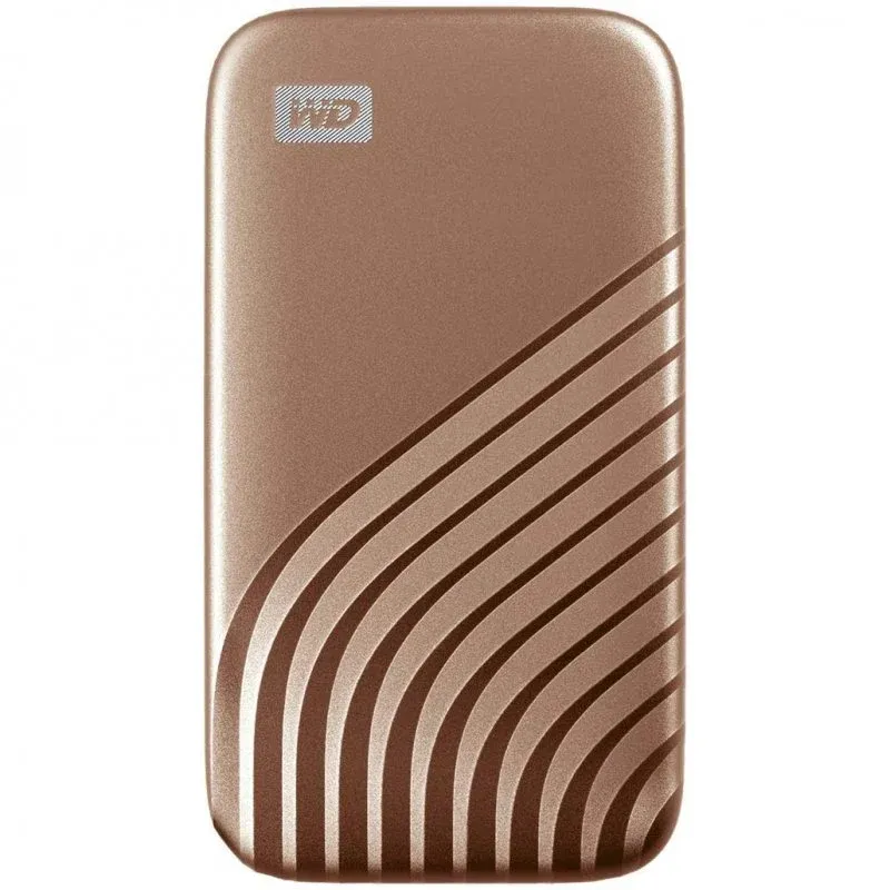 Disco Rígido WD My Passport SSD 500GB USB-C Dourado