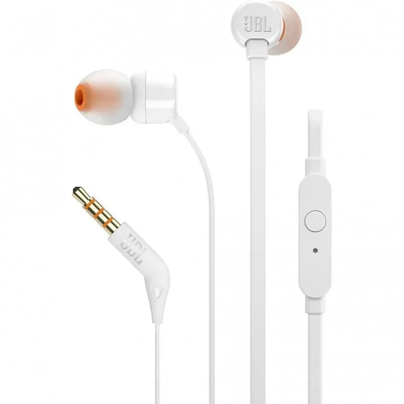 Auriculares com Microfone Brancos JBL Tune 160