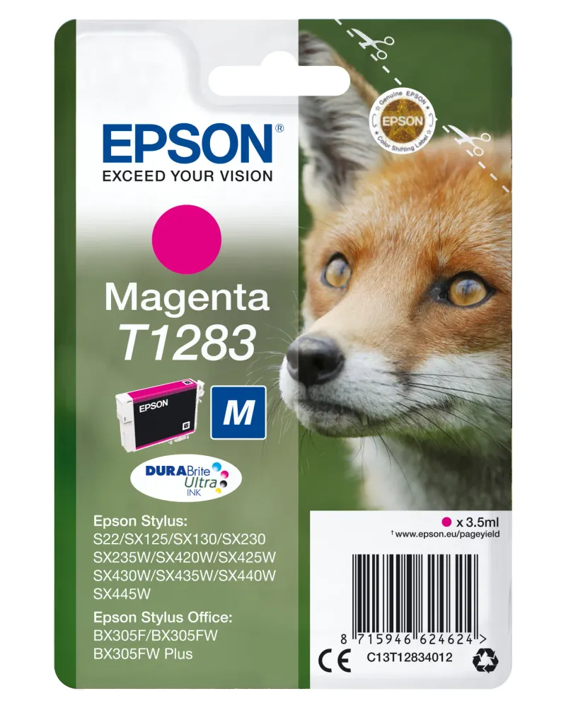 Tinteiro EPSON T1283 Magenta M - Stylus S22/SX42xW/BX305
