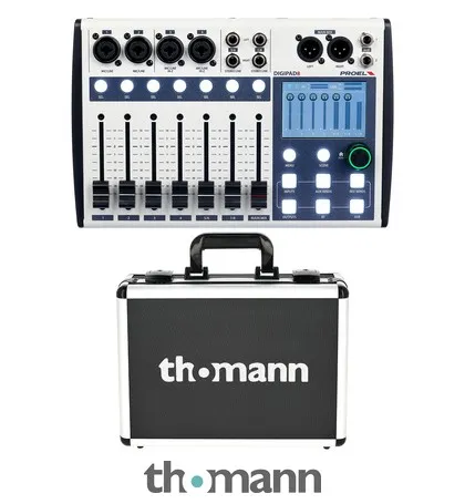 Proel Digipad 8 Case Bundle