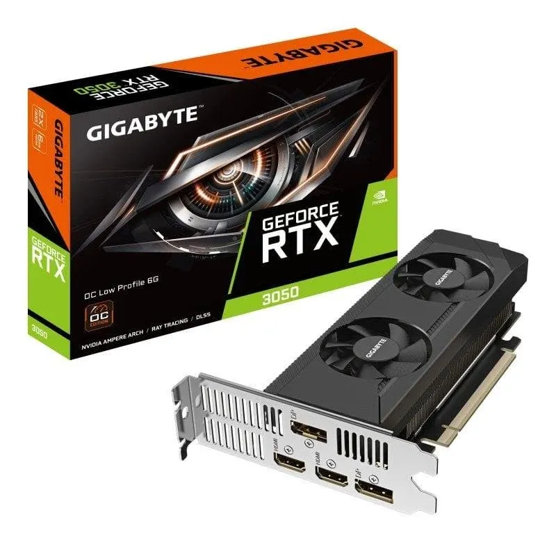 Placa gráfica Gigabyte GeForce RTX 3050 OC Low Profile 6GB GDDR6