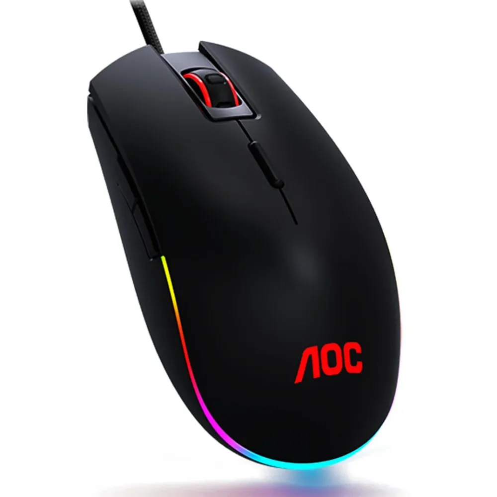 Rato AOC Gaming GM500 RGB Preto
