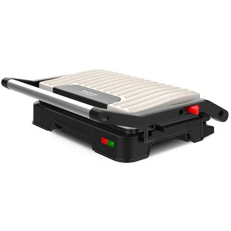 Grelhador elétrico Taurus MYGRILL VINTAGE 1000 W 230x145 mm abertura 180° inox