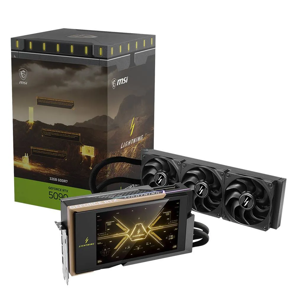 Placa Gráfica MSI NVIDIA GeForce RTX 5090 Blackwell Lightning Z 32G GDDR7 DLSS4