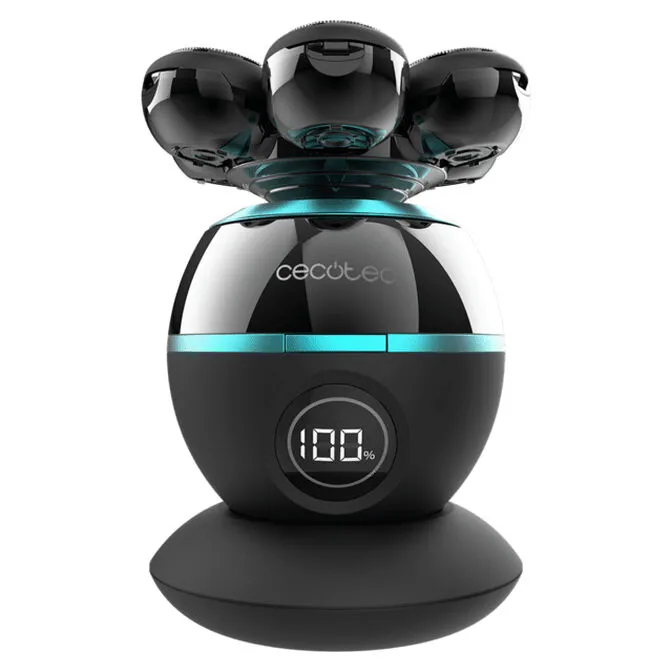 Máquina de Barbear Cecotec Bamba PrecisionCare Skull Shaver Preto