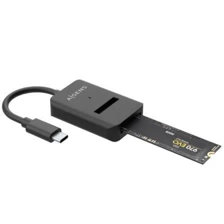 Docking Station AISENS ASUC-M2D011-BK M.2 USB-C Preto