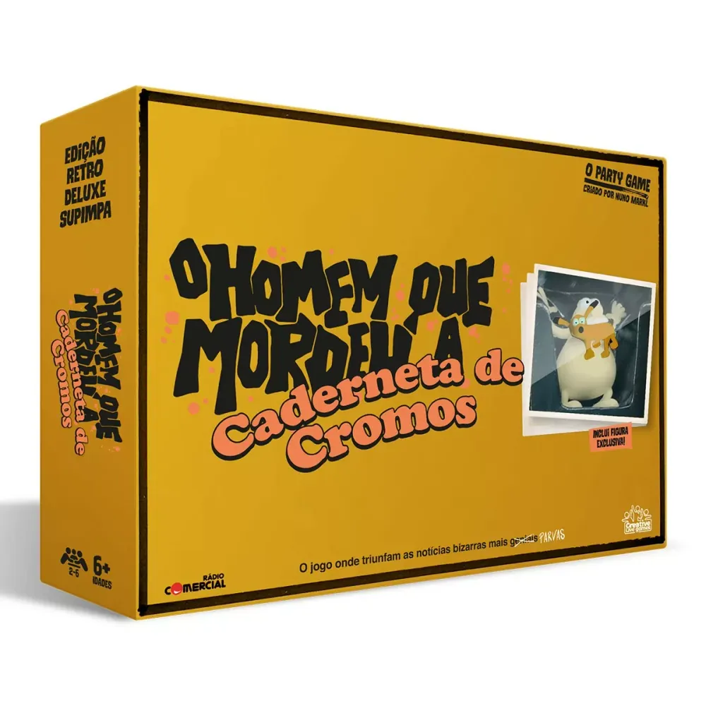 Jogo O Homem Que Mordeu o Cão - Caderneta de Cromos - Edição Deluxe