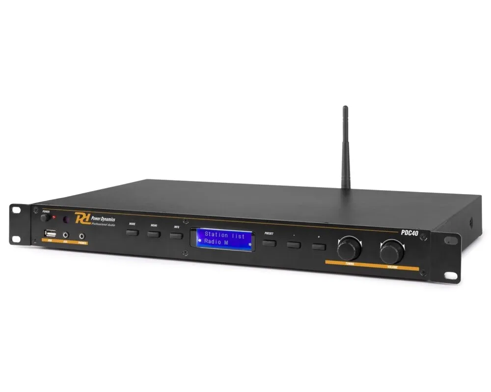 Power Dynamics PDC40 DAB+ Tuner FM/USB/BT