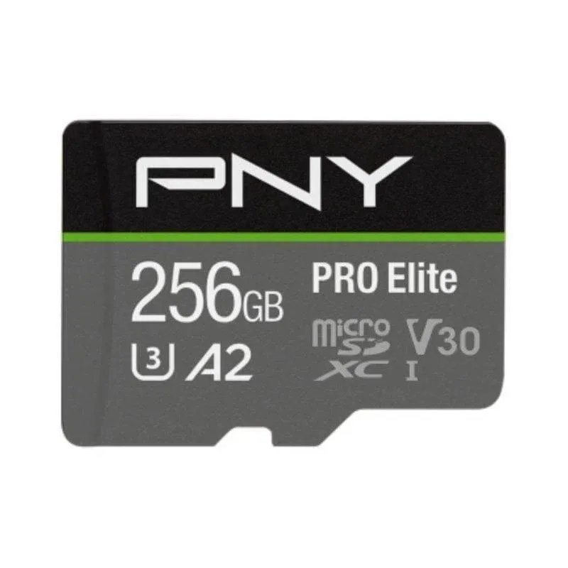 Cartão microSD PNY Pro Elite 256GB UHS-I U3 V30 A2 100MB/s