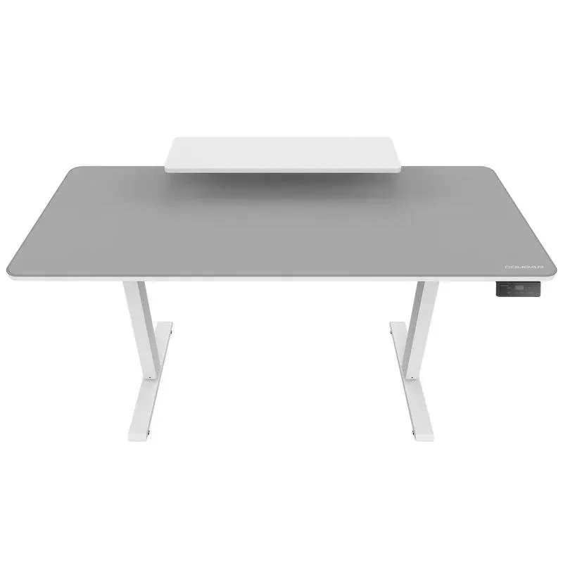 Mesa Gaming Cougar 120cm MDF Branco Altura Eléctrica Suporte Auriculares