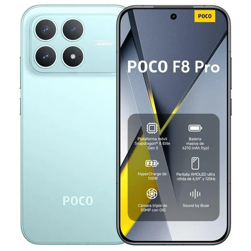 Smartphone POCO F8 Pro 12GB 512GB 6.59" AMOLED 5G Azul