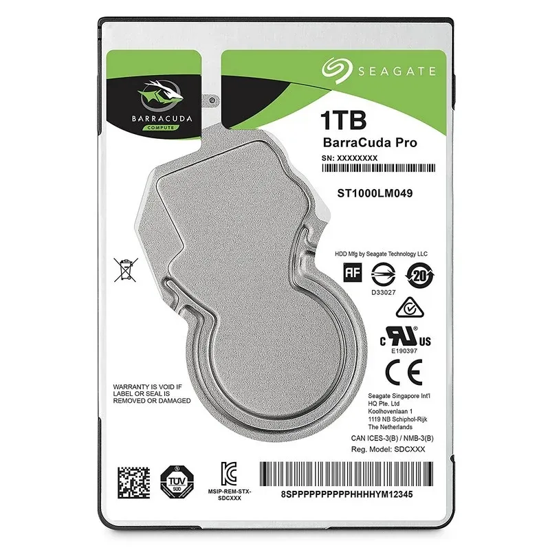 Disco Rígido Seagate Barracuda Pro 2.5" 1TB SATA III