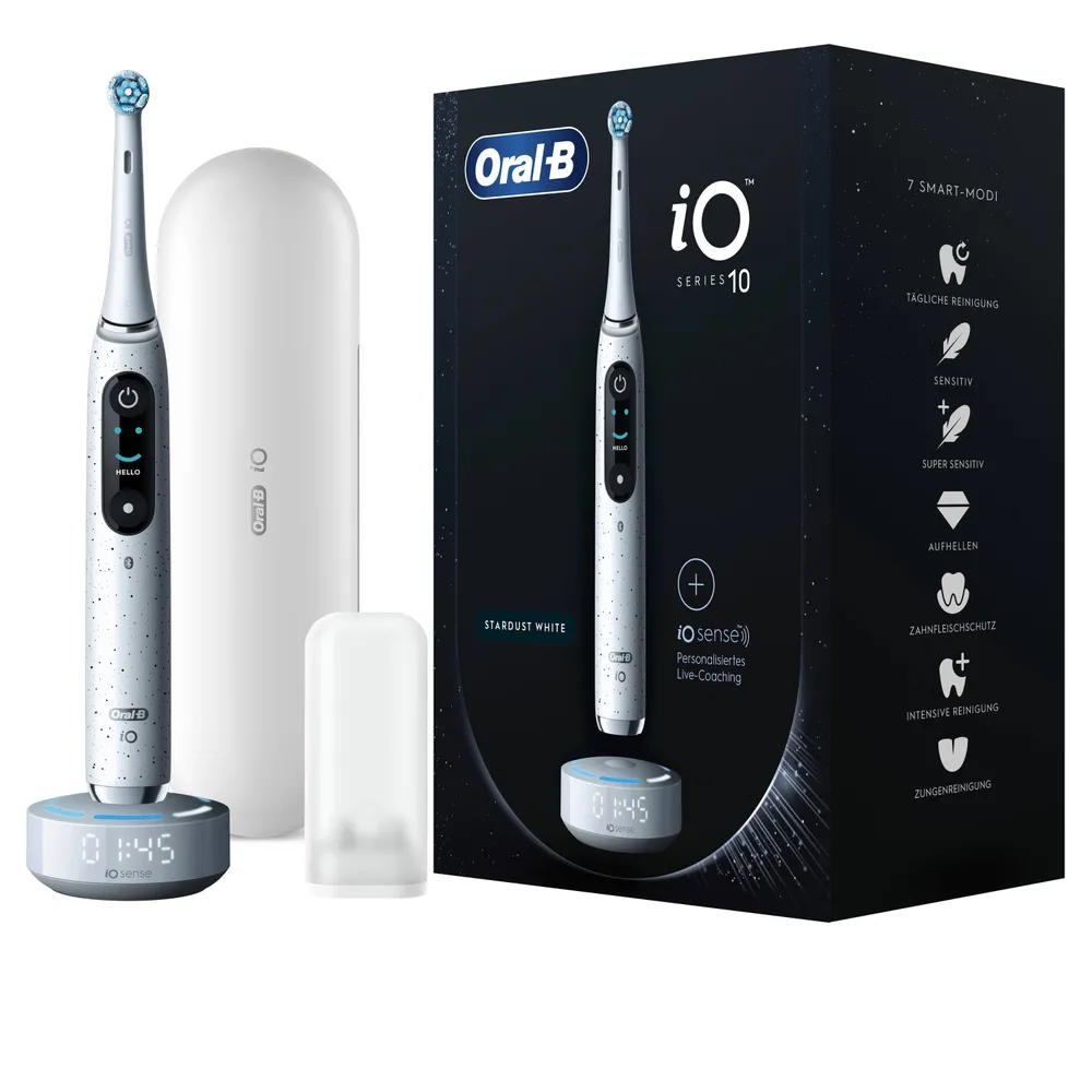Escova de Dentes Elétrica Oral-B iO 10 Series Stardust White