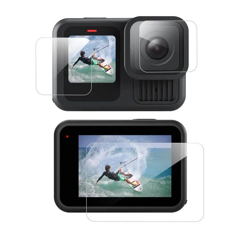 Telesin Vidro Temperado 3 em 1 para câmera de ação GoPro Hero 13 Black S6-FLM-07-TGP