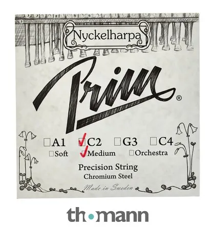 Prim Nyckelharpa String C2 Medium