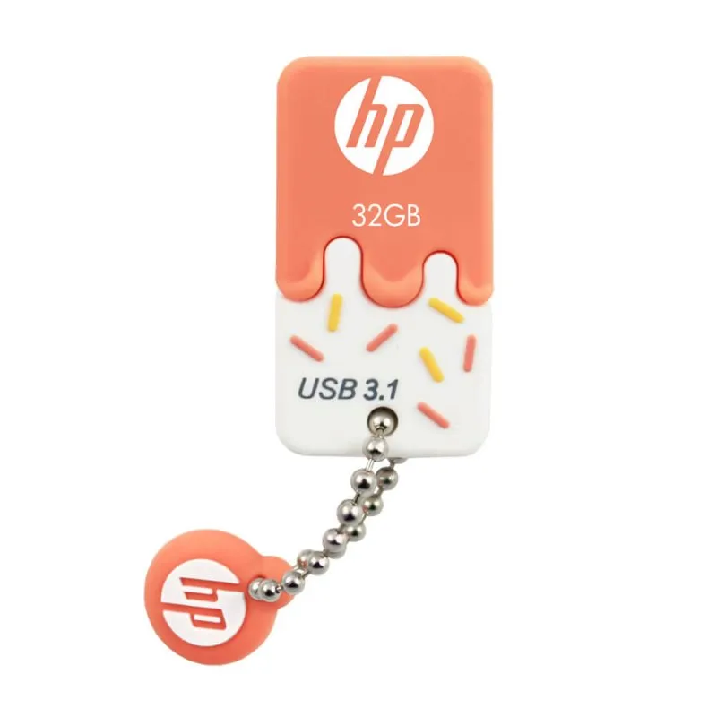 Pen Drive HP X778W 32GB USB 3.1 Laranja/Branco