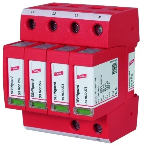 DEHNguard AC surge arrester M TNS 275, 4P type II 952400