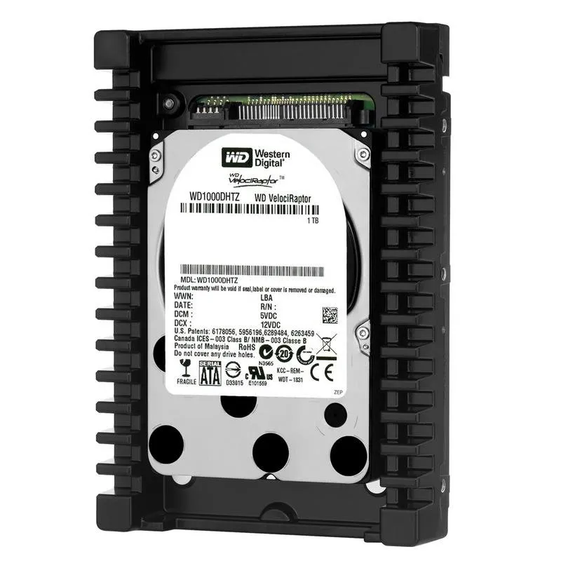 Disco Rígido Disco Duro Western Digital VelociRaptor 1TB HDD 10000rpm 64MB SATA III 3.5\