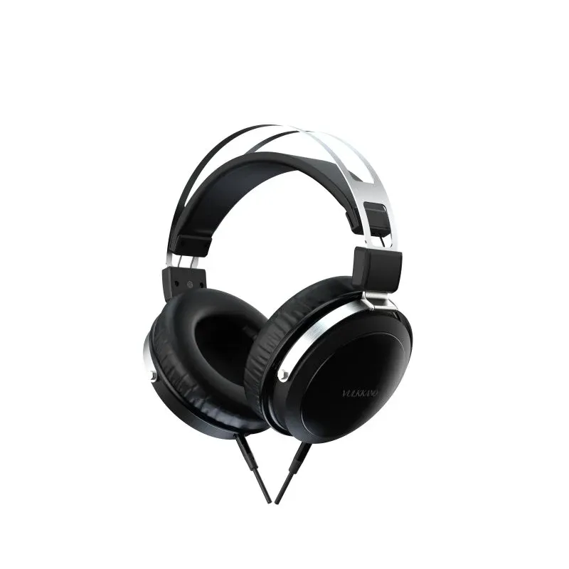 Vulkkano HC10 Turia Auscultadores com Cabo Jack 3,5mm para Estúdio e DJ com Drivers 50mm Pretos