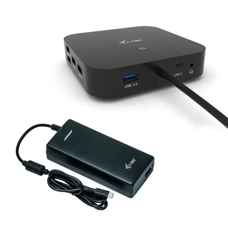Docking Station i-tec USB-C 2x Display com alimentação até 100W + Carregador C112W