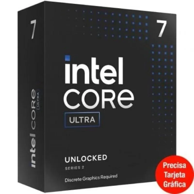 Intel Core Ultra 7-265F Processador 20 Núcleos 5.3GHz LGA1851 Arrow Lake NPU AI Boost