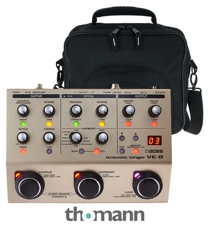Boss VE-8 Acoustic Singer Bundle