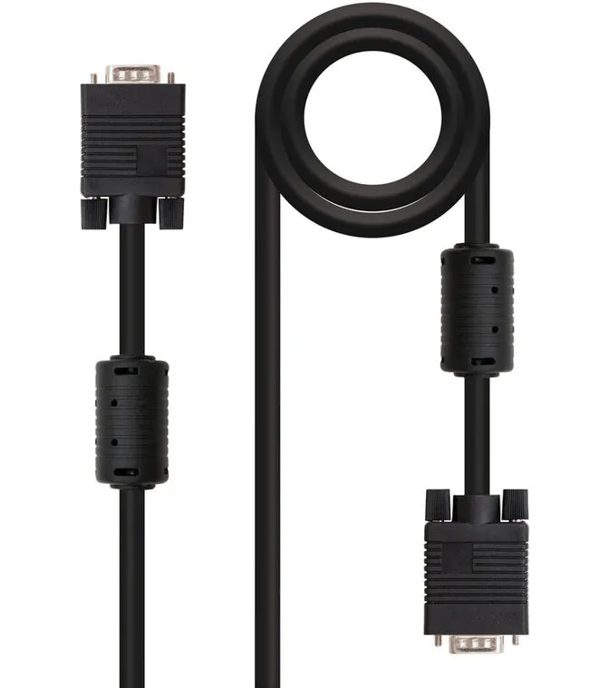 Cabo SVGA Com Ferrite Nanocable VGA M/M 1.8 M
