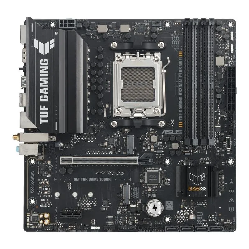 Motherboard ASUS TUF GAMING A620AM-PLUS WIFI AMD A620A AM5 DDR5 micro ATX WiFi 6 RGB RAID