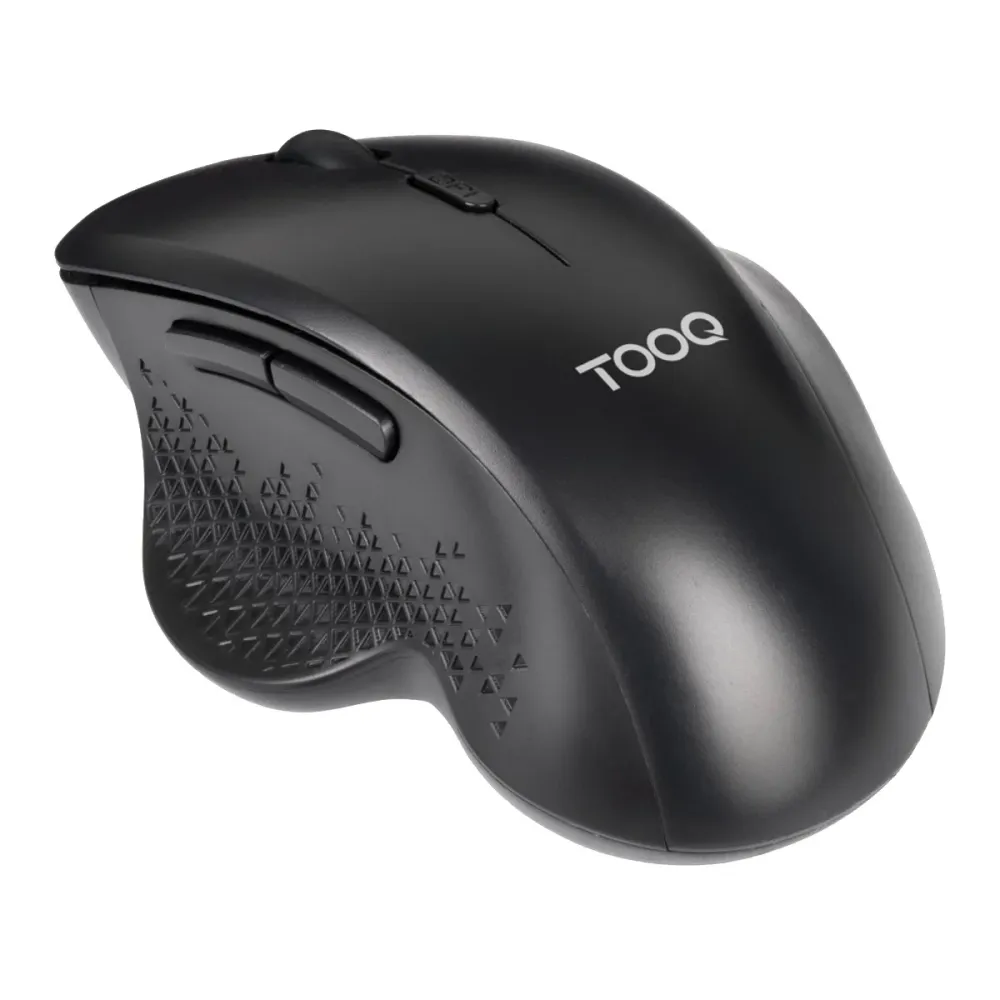 Rato Ergonómico Sem Fios TooQ TQMWG-1105-B 1600DPI Preto