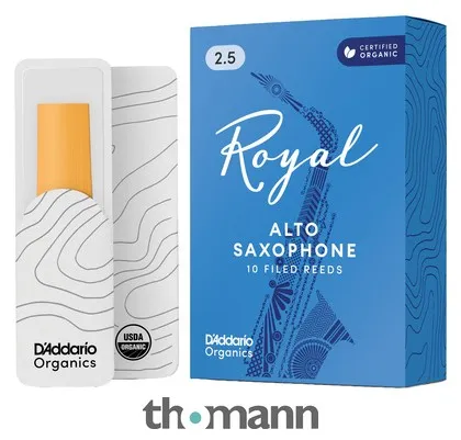 DAddario Woodwinds Royal Alto Saxophone 2.5