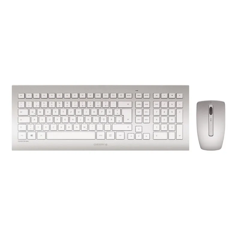 Cherry DW 8000 Teclado + Rato Sem Fios Prateado
