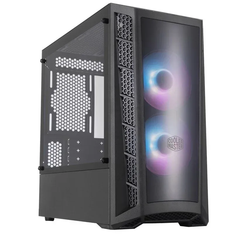 Caixa Cooler Master MasterBox Micro-ATX MB320L ARGB Vidro Temperado Preta