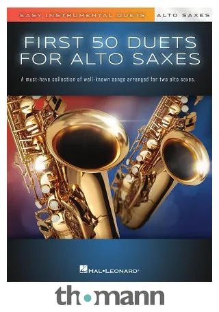 Hal Leonard First 50 Duets Alto Sax