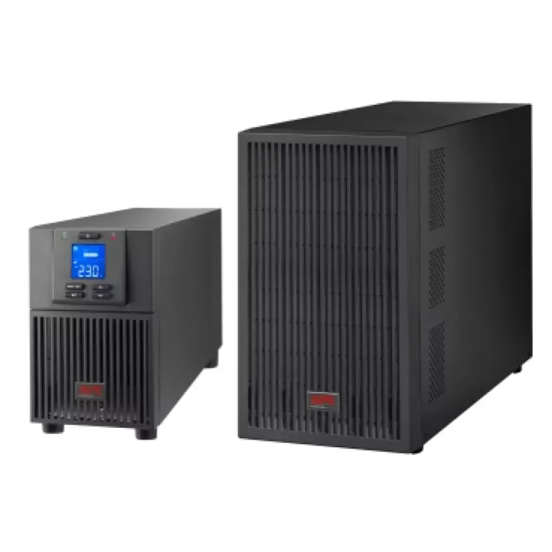 APC Easy UPS On-Line - UPS - torre, tempo de execução prolongado - AC 220/230/240 V - 1800 Watt - 2000 VA - 1 fase - ácido de chumbo - USB, serial - conectores de saída: 4 - Europa - preto, RAL 7010