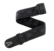 Correia de Guitarra D'Addario 50TB01-RL Monterey Tubular Preta