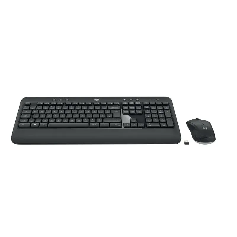 Logitech Advanced MK540 teclado Rato incluído USB AZERTY Francês Preto, Branco