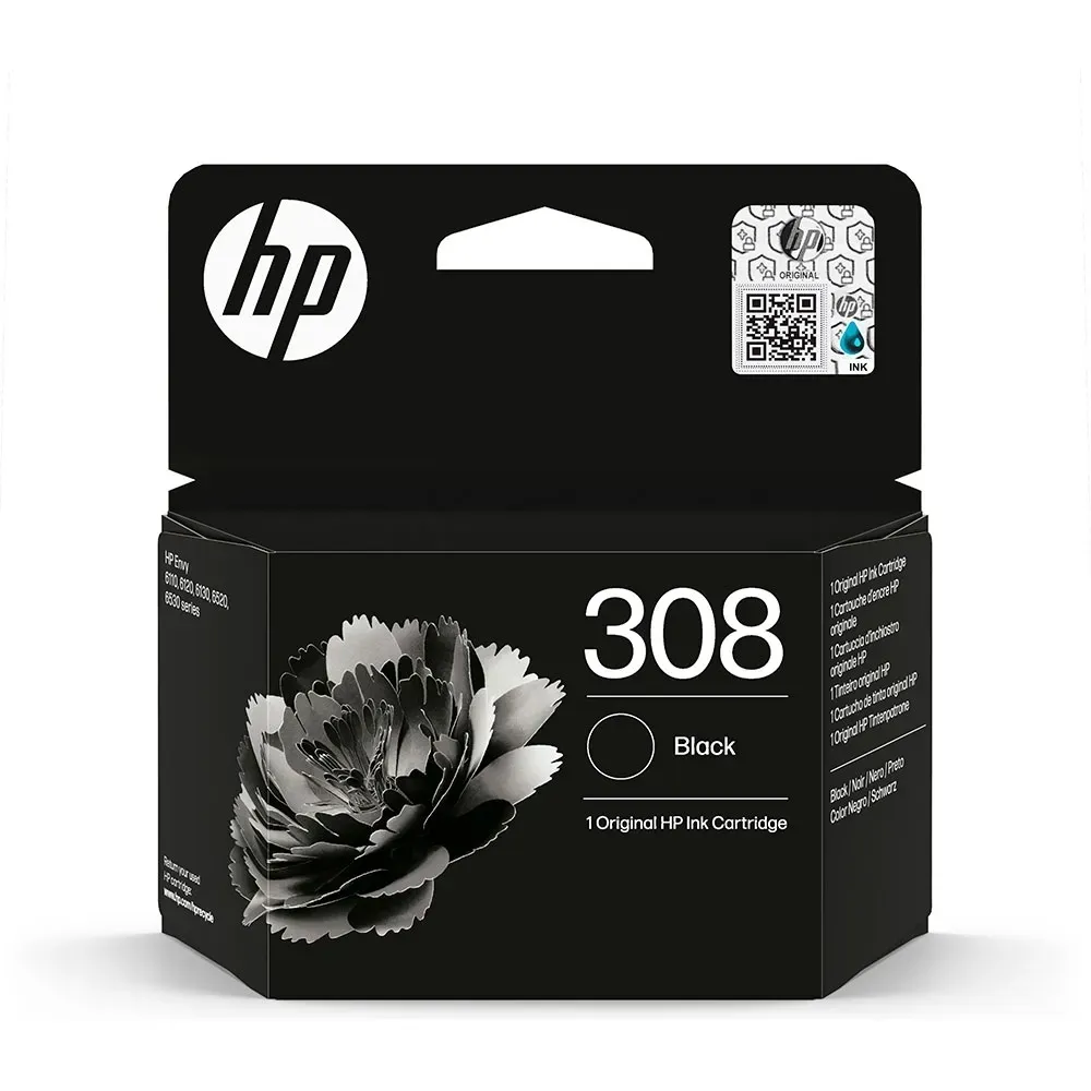 HP 308 Black Original Ink Cartridge