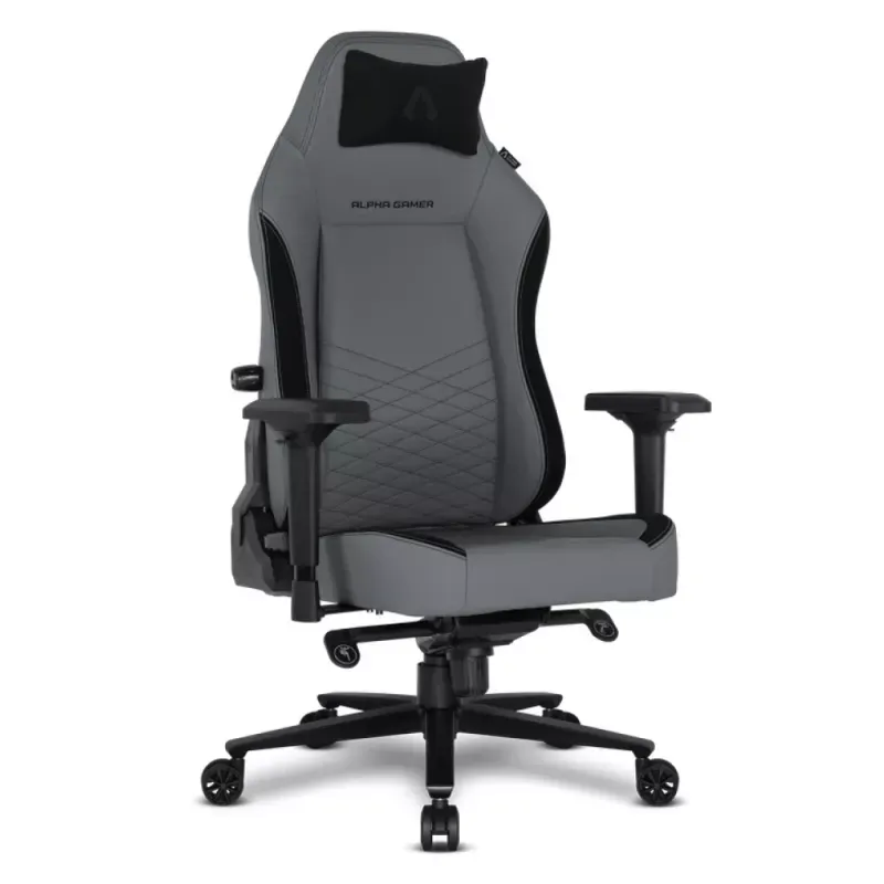 Cadeira Gaming Alpha Gamer Alegra V2 Cinzenta