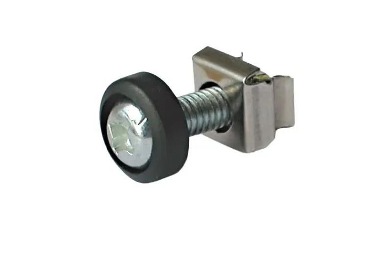 Parafuso C/ Anilha Plástico E Porca P/ Rack 19 - FRP-17