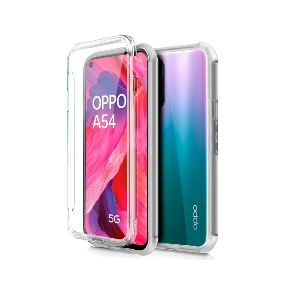 Capa Silicone Frente e Verso Oppo A54/A74 5G Transparente