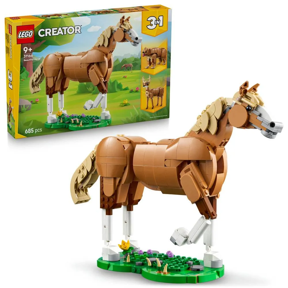 LEGO Creator 3 em 1 Cavalo Encantador - 31166