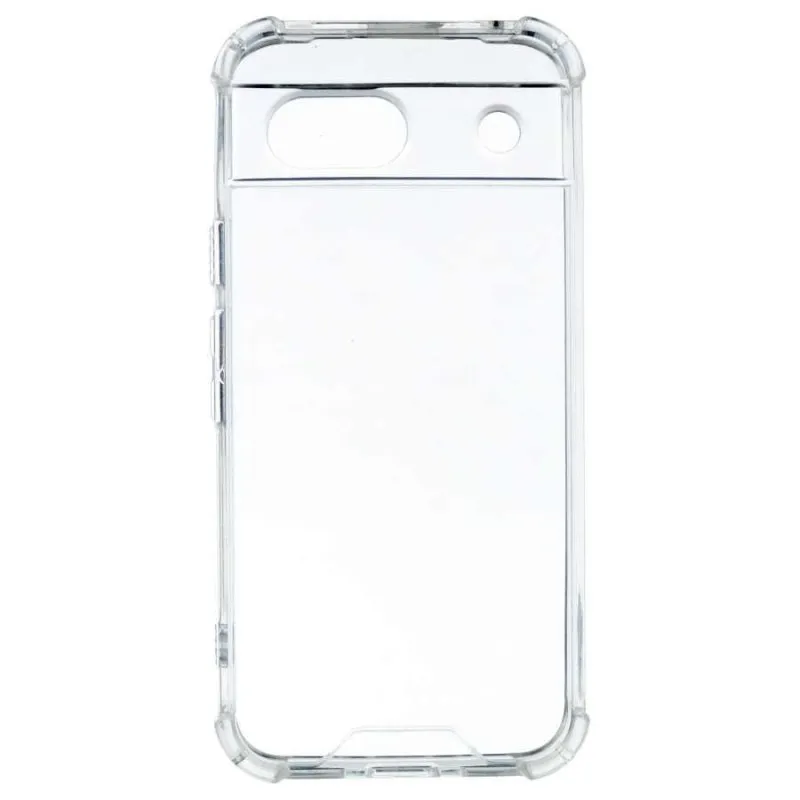 Funda para móvel Reforçada Transparente Silicone TPU Esquinas Elevadas para Google Pixel 8a