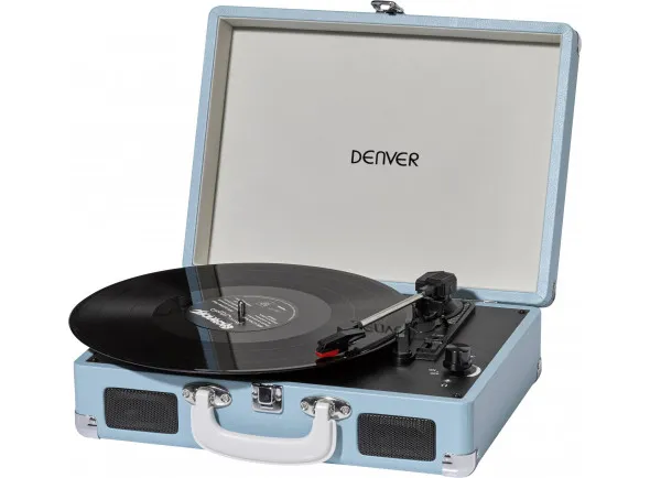 Gira Discos 2W C/ Usb (Azul) - Denver