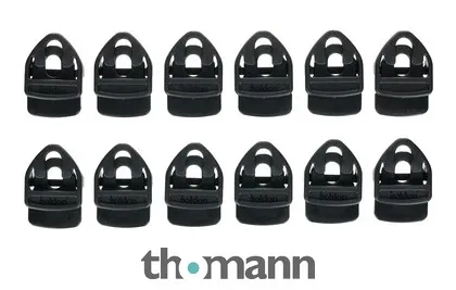 Holdon Xtra Clip Black 12pcs Pack